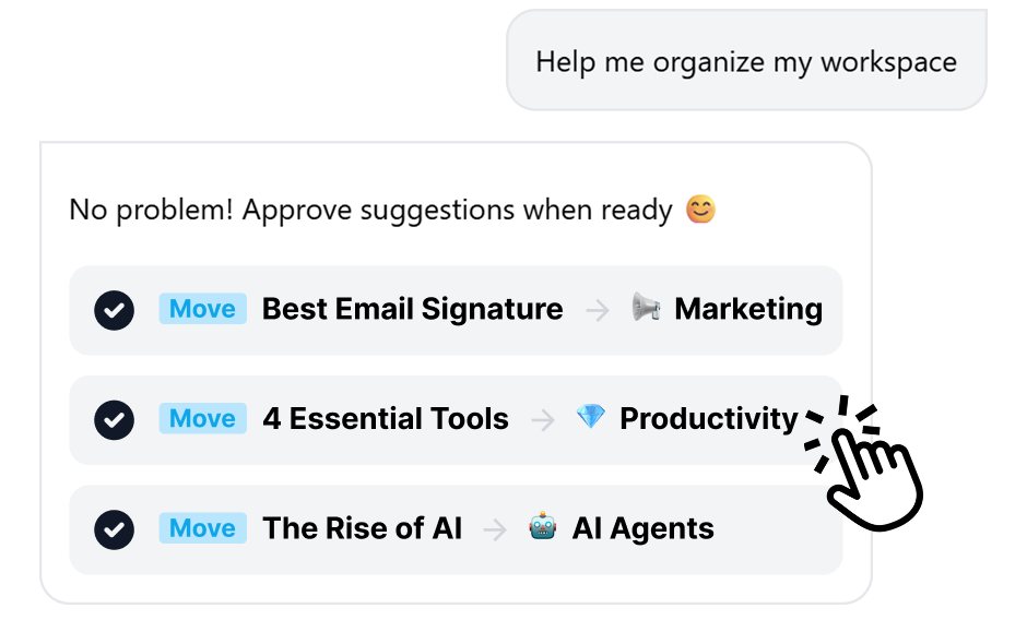 Organize Your Insights with the AI